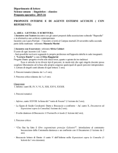 Dipartimento di lettere Scienze umane