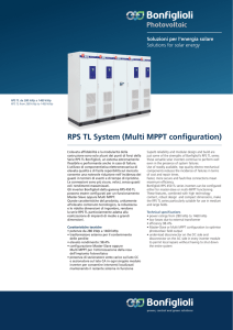 RPS TL System (Multi MPPT configuration)