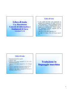 Libro di testo Traduzione in linguaggio macchina