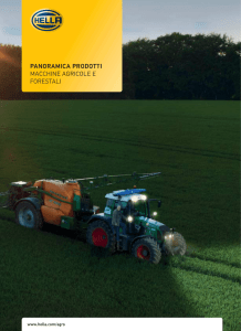 panoramica prodotti macchine agricole e forestali