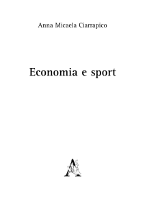 Economia e sport - Aracne editrice