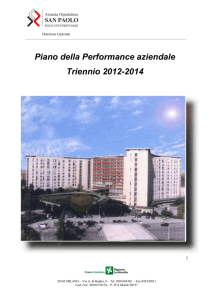 Piano della performance triennio 2012- 2014