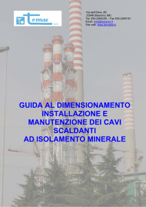 Istruzioni di montaggio per tutti i cavi a Isolamento Minerale