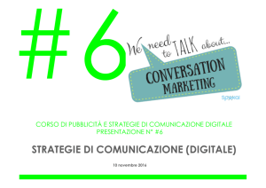 6. Strategie di comunicazione digitale