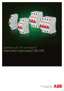 System pro M compact® Interruttori sezionatori SD 200