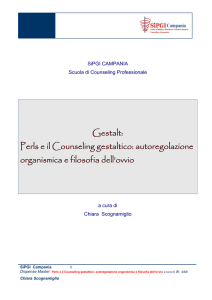 V-COUNSELING PERLS ED IL COUNSELING GESTALTICO