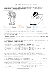LA FORMA RIFLESSIVA DEL VERBO Devo