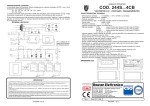 COD. 244S.A.I.4CB - Rowan Elettronica Srl
