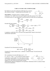 Fisica generale II, aa 2013/2014 TUTORATO 5