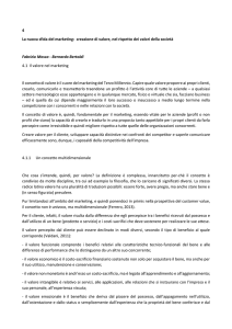 4 La nuova sfida del marketing: creazione di valore, nel rispetto dei
