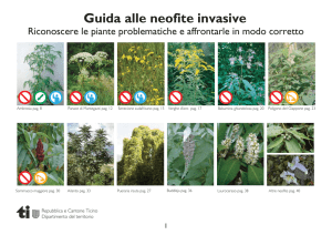 Guida alle neofite invasive - Repubblica e Cantone Ticino