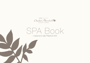 Catalogo SPA - Chalet Mirabell