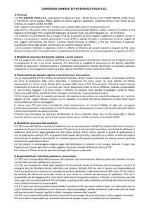 CONDIZIONI GENERALI DI PVS SERVICES ITALIA S.R.L.
