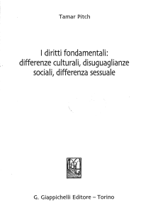 diritti fondamentali: differenze culturali, disuguaglianze sociali