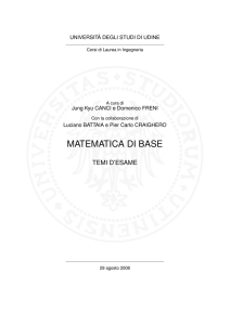 matematica di base - Università degli Studi di Udine
