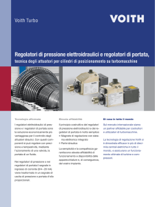 Regolatori di pressione elettroidraulici e regolatori di portata