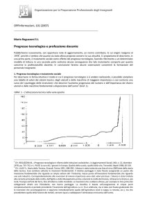 Progresso tecnologico e professione docente