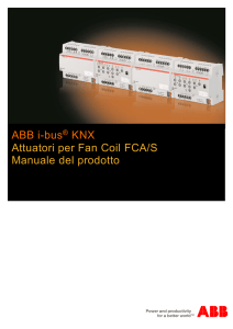 ABB i-bus KNX Attuatori per Fan Coil FCA/S Manuale del prodotto
