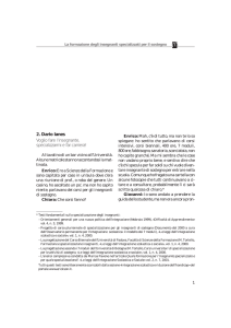 La formazione degli insegnanti specializzati per il sostegno