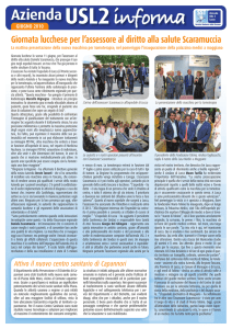 Azienda usl 2 informa. edizione giugno 2010