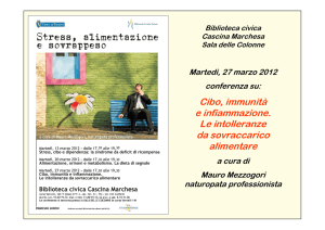 (Microsoft PowerPoint - 2012 27 marzo Cibo, immunit\340 e