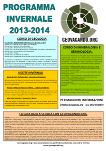 corso di geologia corso di mineralogia e gemmologia.