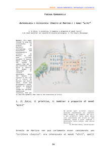 84 1. Il folle, il primitivo, il bambino: a proposito di mondi “altri