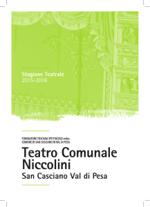 Programma Stagione Teatrale 2015/2016