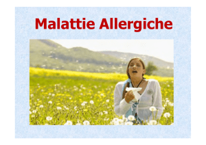Allergia al polline, allergie e intolleranze alimentari_sofia