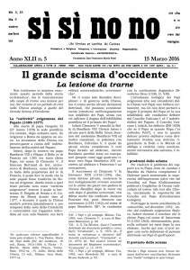 Il grande scisma d`occidente