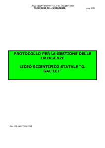 Procedura-emergenza_120417 - Liceo Scientifico `Galileo Galilei`