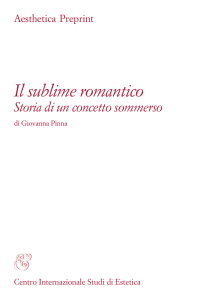 Il sublime romantico: Storia di un concetto sommerso