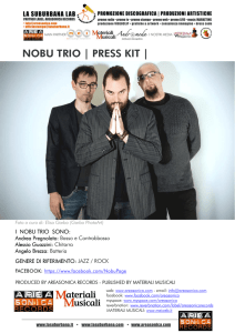 nobu trio | press kit