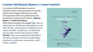 Diapositiva 1 - Cosmetica Italia