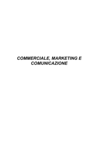 Commerciale, Marketing e Comunicazione