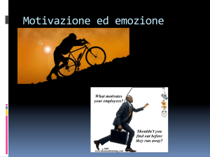 Motivazione ed emozione