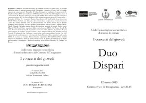Duo Dispari - Pro Loco Tavagnacco