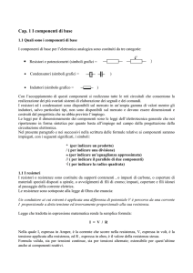 Metodi di progettazione per l`elettronica analogica