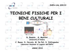 tecniche fisiche per i beni culturali - INFN-LNL