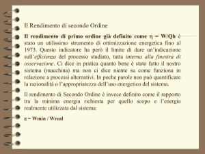 12. Trasformazioni di legendre e rendimento del secondo ordine