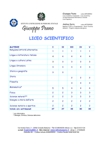 iis peano - Comune di Cinisello Balsamo