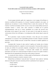 Relazione gruppo San Miniato - Fondazione Centesimus Annus