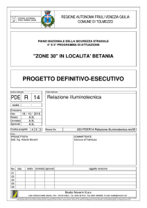 433-PDE-R14 Rel illuminotecnica