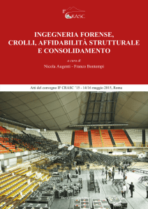 Ingegneria Forense, Crolli, Affidabilità Strutturale e Consolidamento