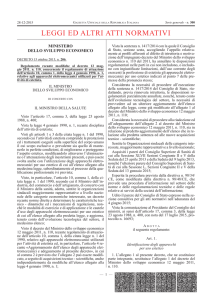 Decreto interministeriale 15 ottobre 2015