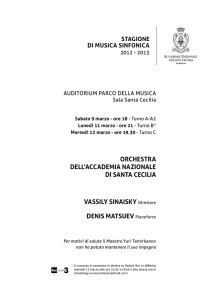 OrcheStra deLL`accadeMia naziOnaLe di Santa ceciLia