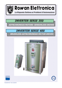 inverter serie 400 inverter serie 350