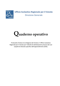 Quaderno operativo - Ufficio Scolastico Regionale per il Veneto