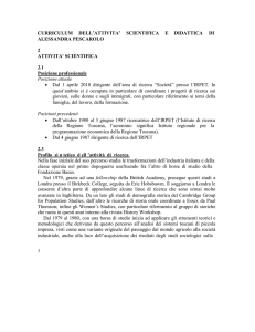 curriculum - Università degli Studi di Firenze