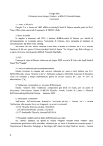 Curriculum Ita - Università degli Studi di Verona